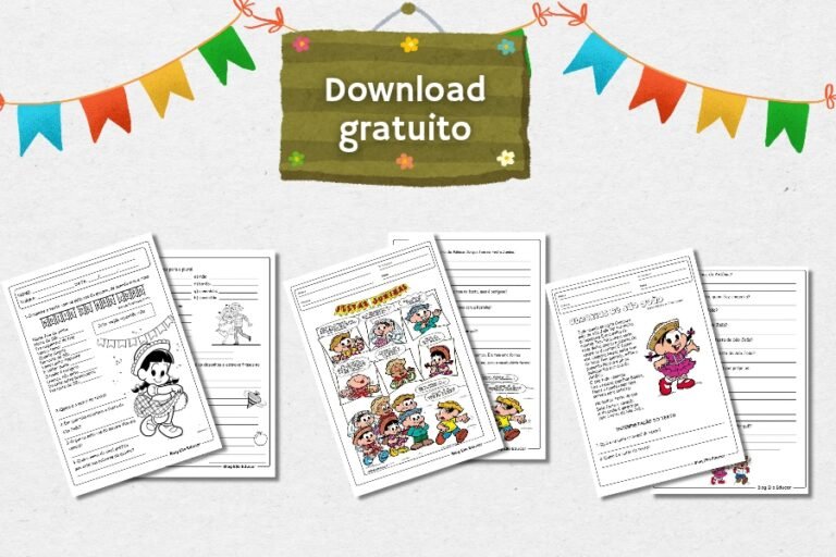 Atividades de português festa junina 4 ano