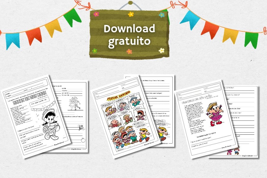 Atividades de português festa junina 4 ano