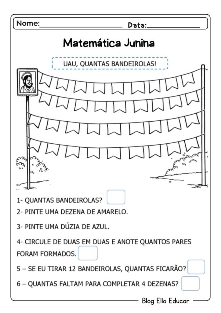 Matemática junina 2° ano