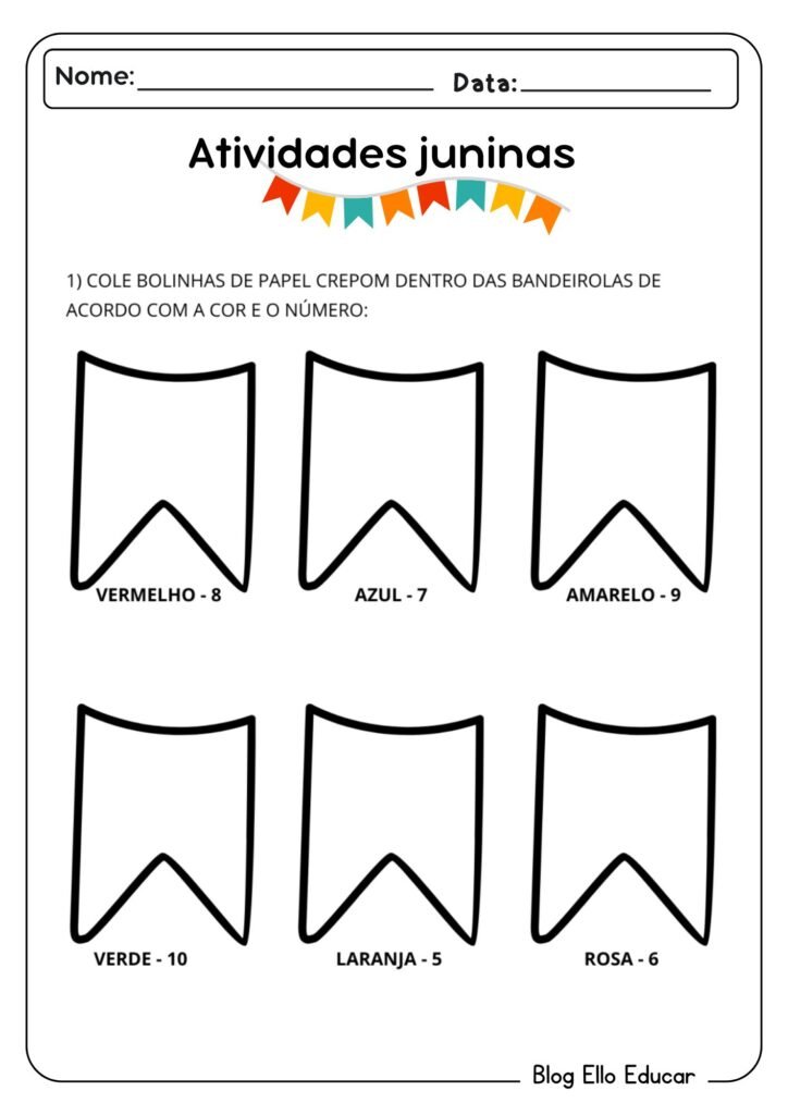 atividades festa junina educação infantil