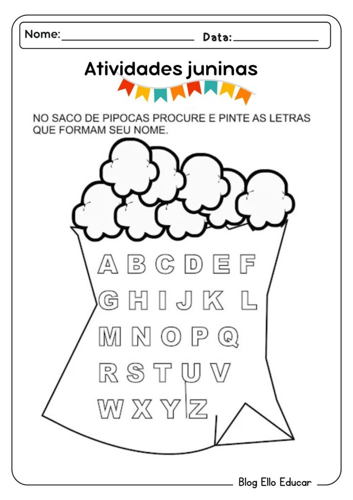atividades festa junina educação infantil