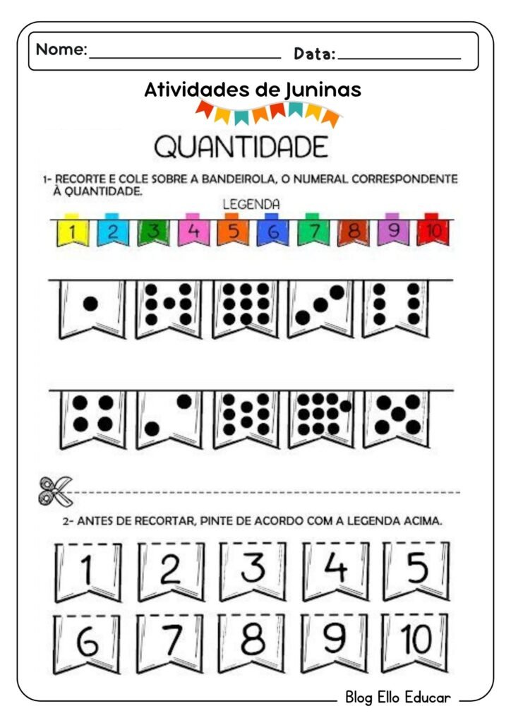atividades festa junina educação infantil