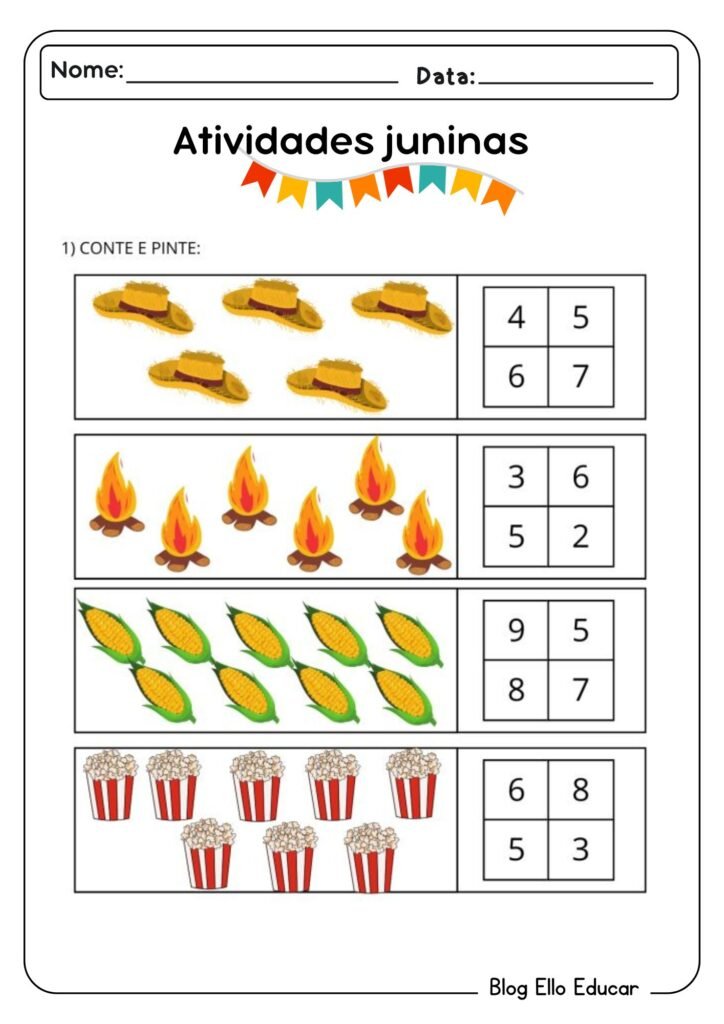 atividades festa junina educação infantil