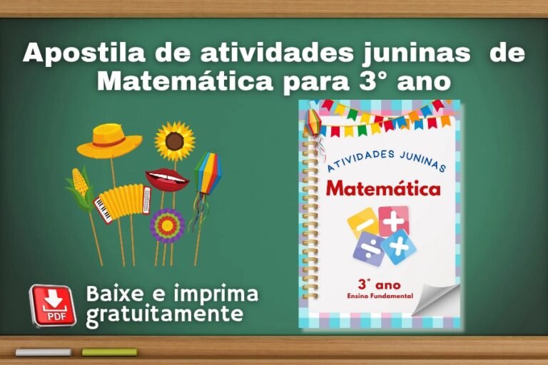 atividades juninas de matemática- 3° ano