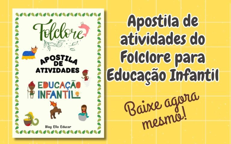 Atividades do Folclore educação infantil