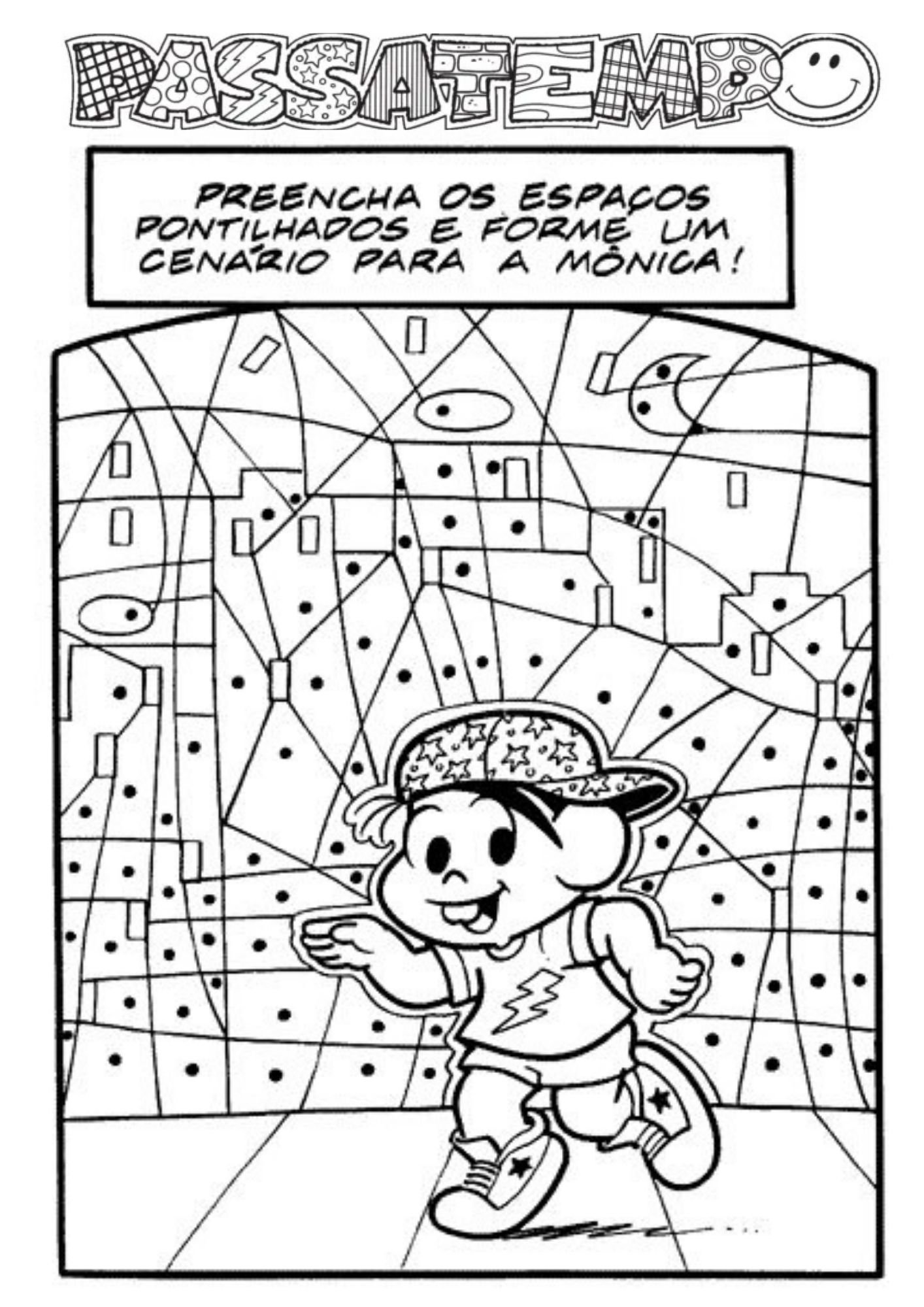 Passatempos da Turma da Mônica para imprimir | +100 atividades Grátis