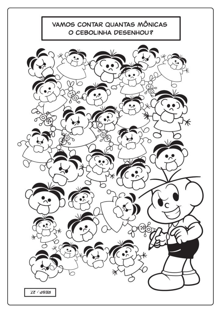 Passatempo da turma da Mônica
