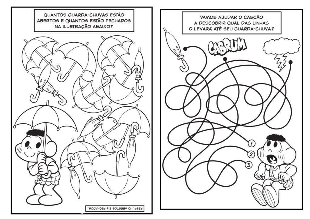Passatempo da turma da Mônica