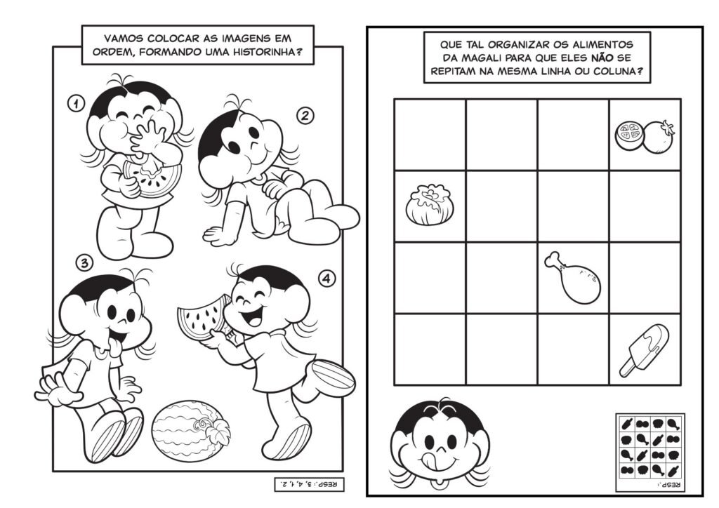 Passatempo turma da Mônica