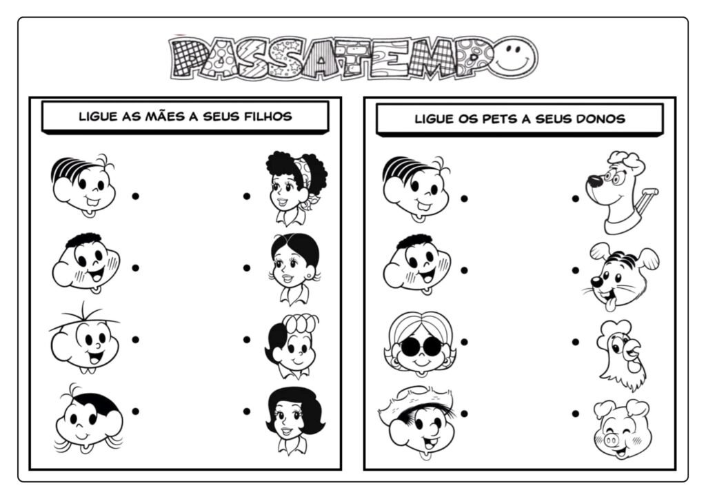 Passatempo turma da Mônica
