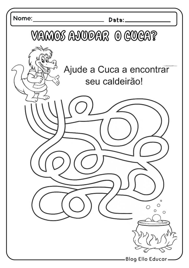 Atividades do Folclore para Educação infantil