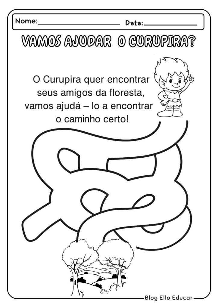 Atividades do Folclore para Educação infantil