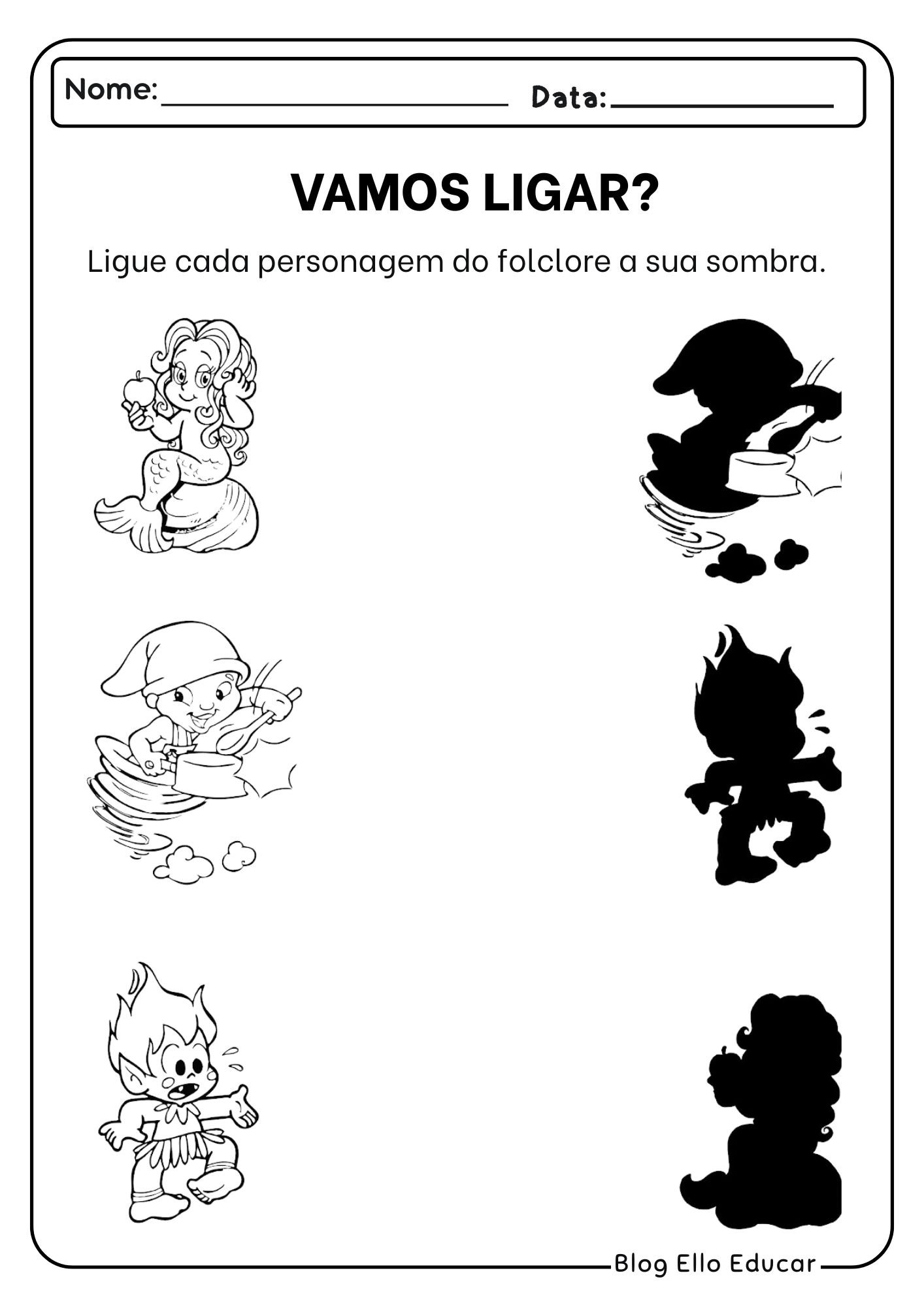Atividades do Folclore para Educação Infantil: baixe agora