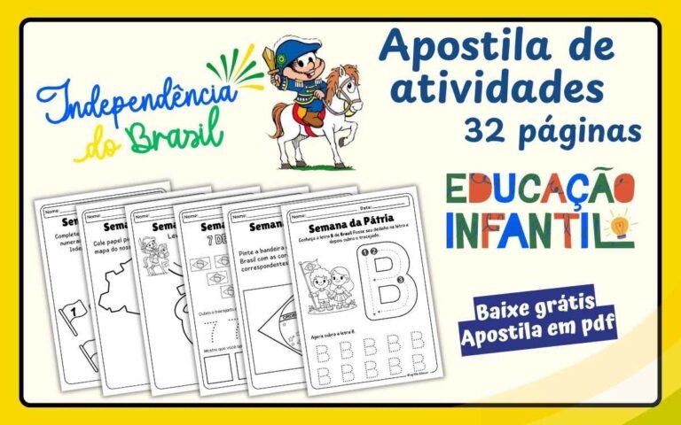 Atividades 7 de setembro Educação infantil