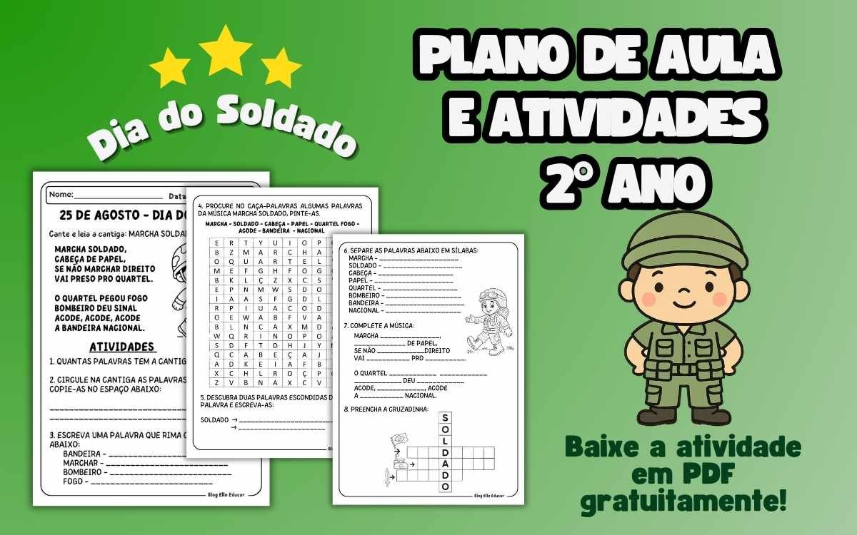 Atividades dia do Soldado 2° ano