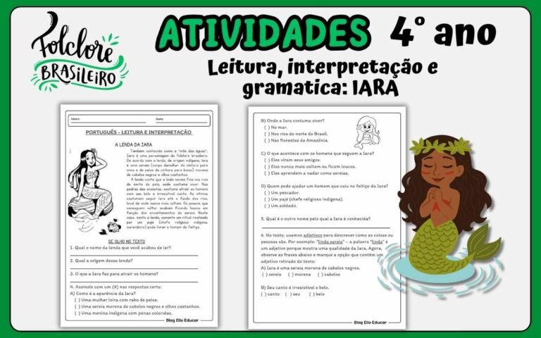 Leitura e interpretação Iara 4° ano