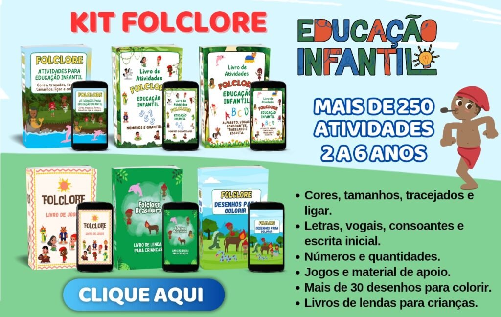 atividades do folclore para educação infantil