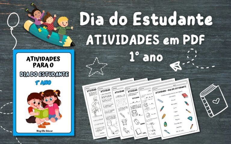 Atividades para o Dia do Estudante - 1° ano
