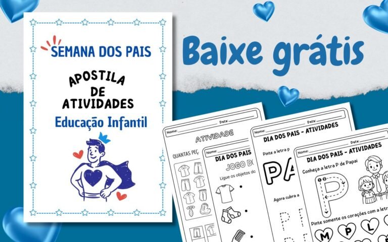 Atividades para o dia dos pais na educação infantil
