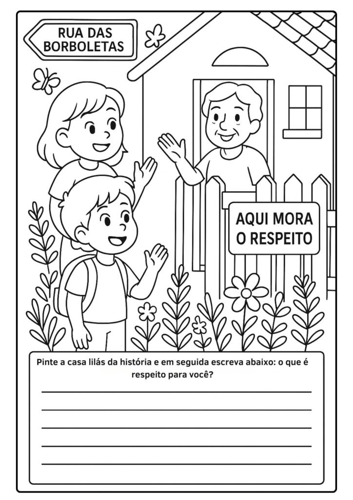 Atividades sobre Agosto Lilás para 4° e 5° ano
