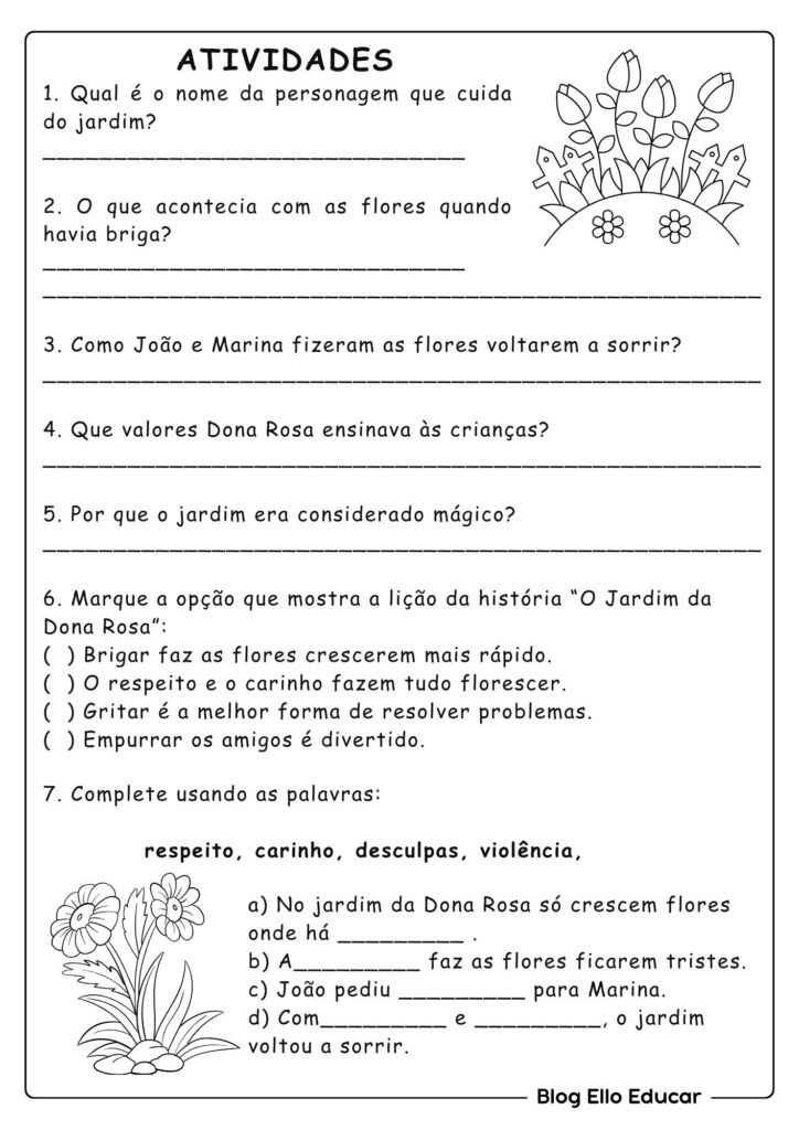 Atividades sobre o Agosto Lilás para 2° e 3° ano