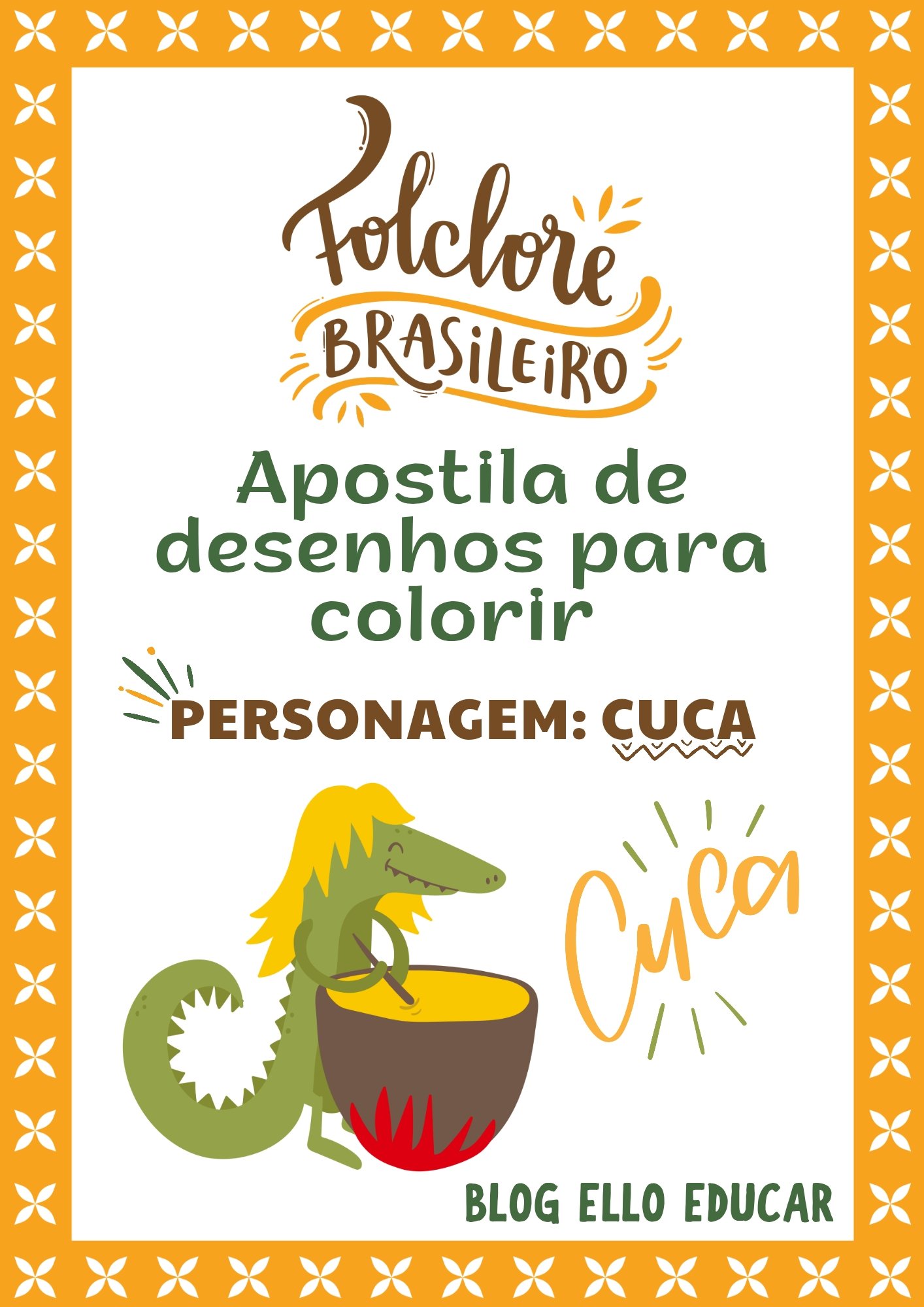 Desenhos da Cuca para colorir