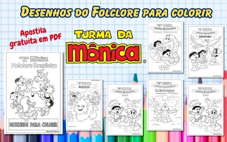 Desenhos da Turma da Mônica para colorir
