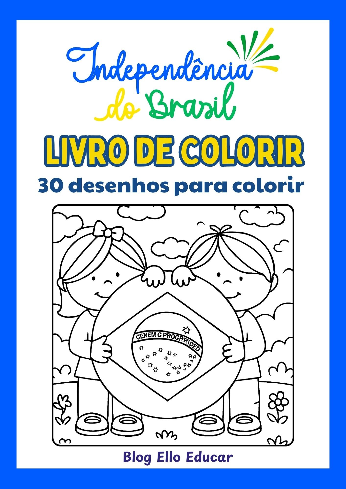 Desenhos do 7 de setembro para colorir