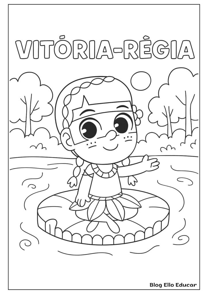 Desenhos do Folclore para colorir