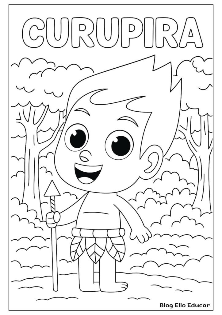 Desenhos do Folclore para colorir