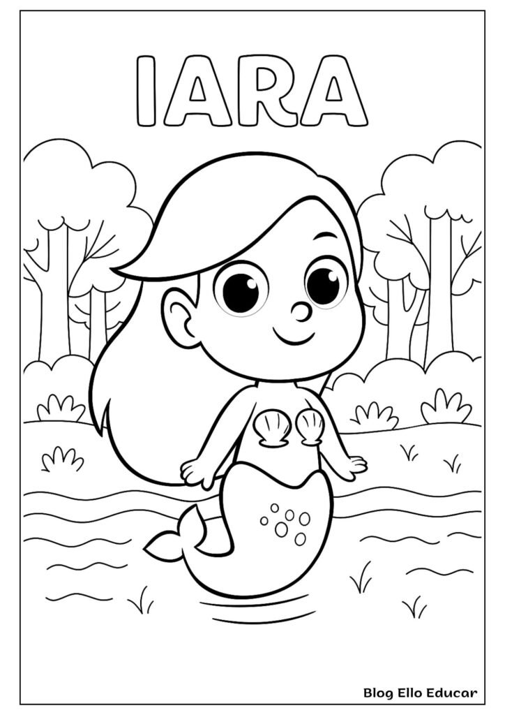 Desenhos do Folclore para colorir
