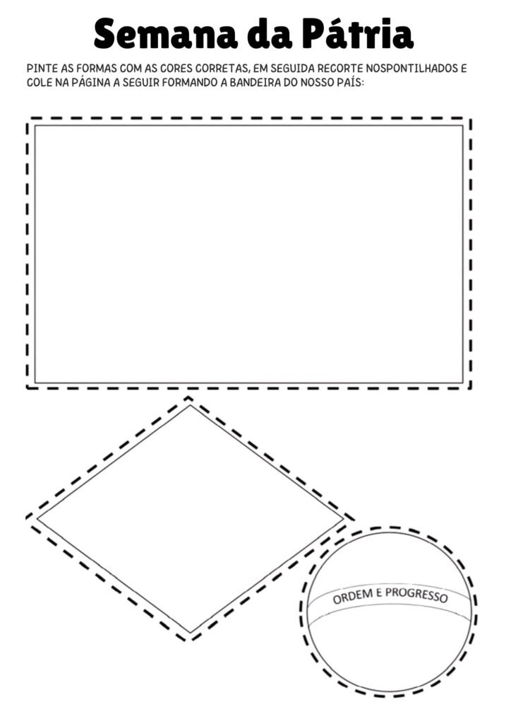 Atividades sobre a Independência do Brasil para Educação infantil