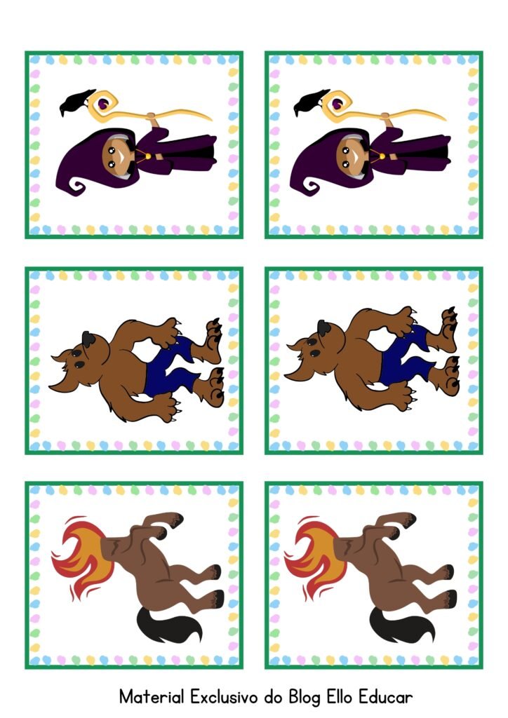 Jogo da memória do folclore 