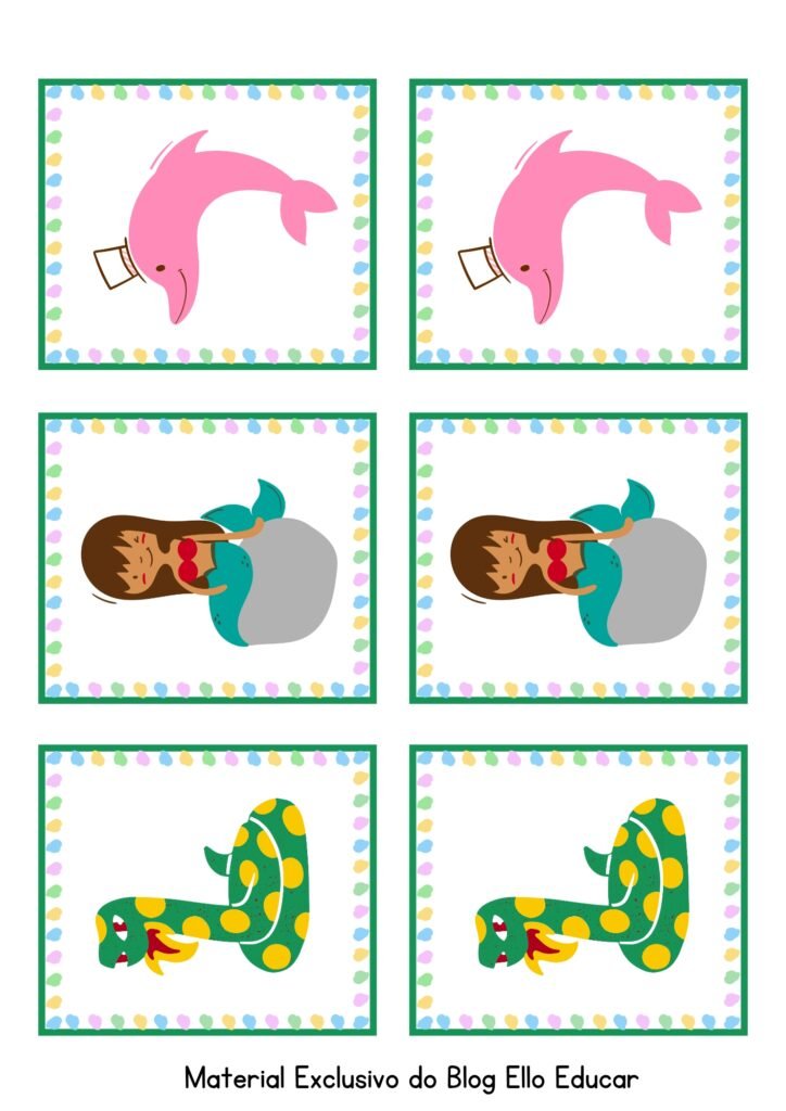 Jogo da memória do folclore 