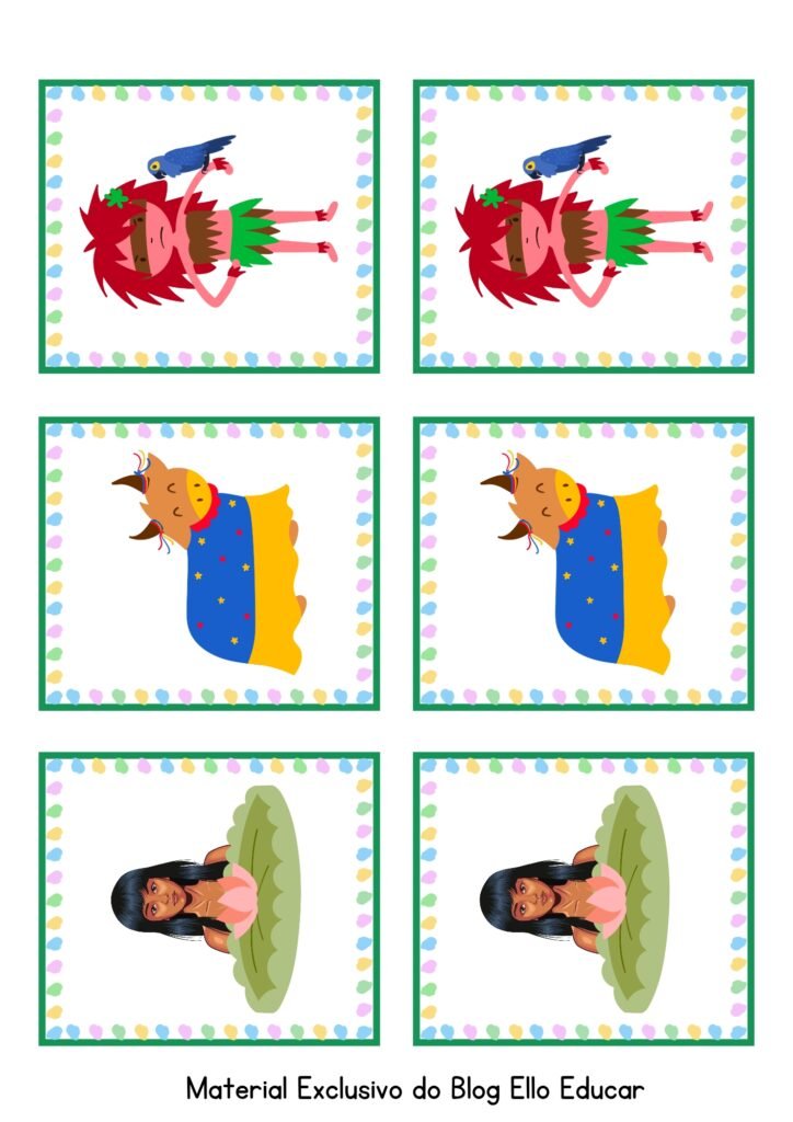 Jogo da memória do folclore 