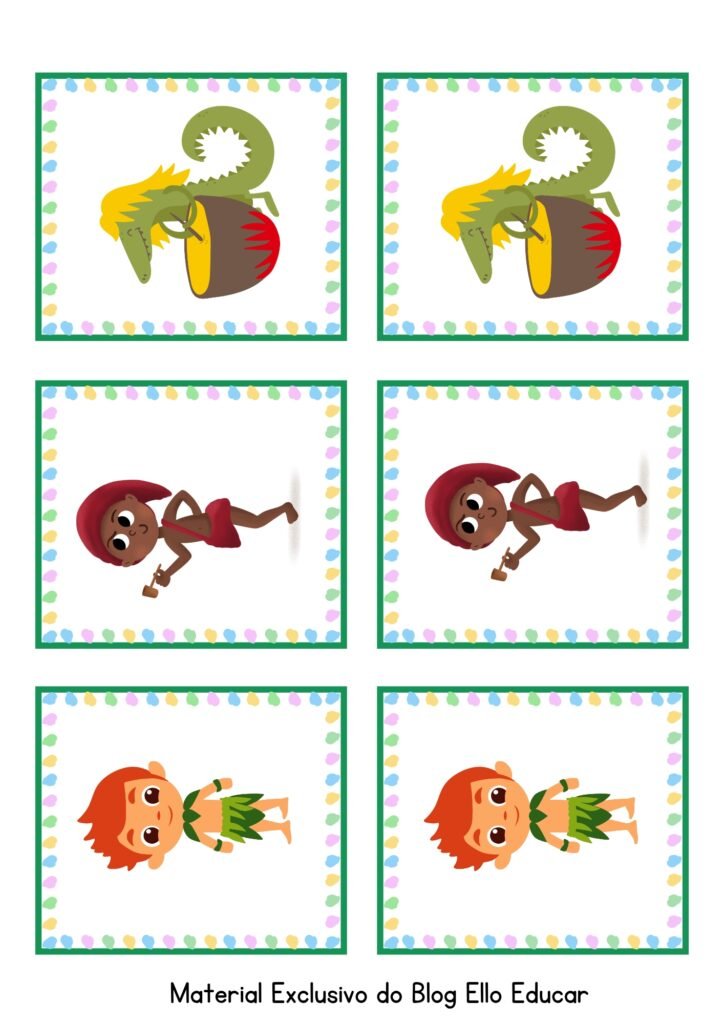 Jogo da memória do folclore 