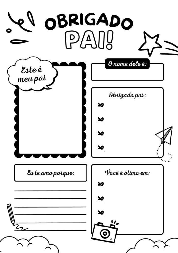 Lembrancinha do dia dos pais. Material exclusivo Ello Educar.