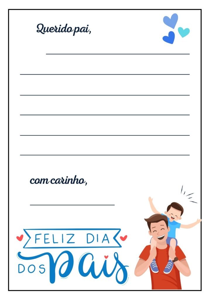 Lembrancinha do dia dos pais - mensagem personalizada - Material exclusivo Ello Educar.