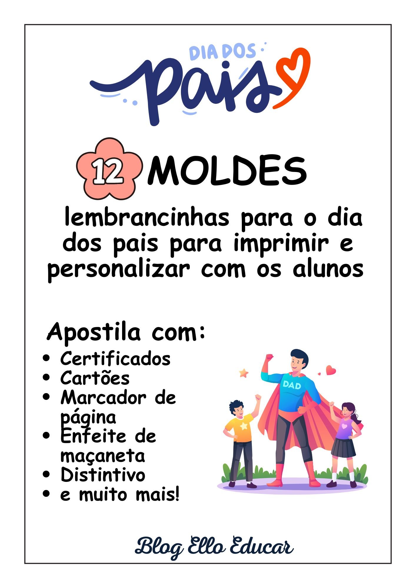 Lembrancinha do dia dos pais