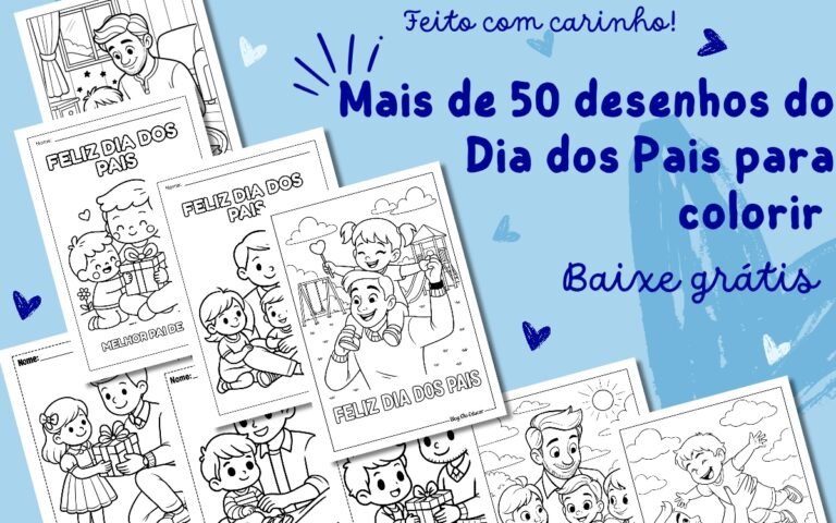 desenhos do dia dos pais para colorir