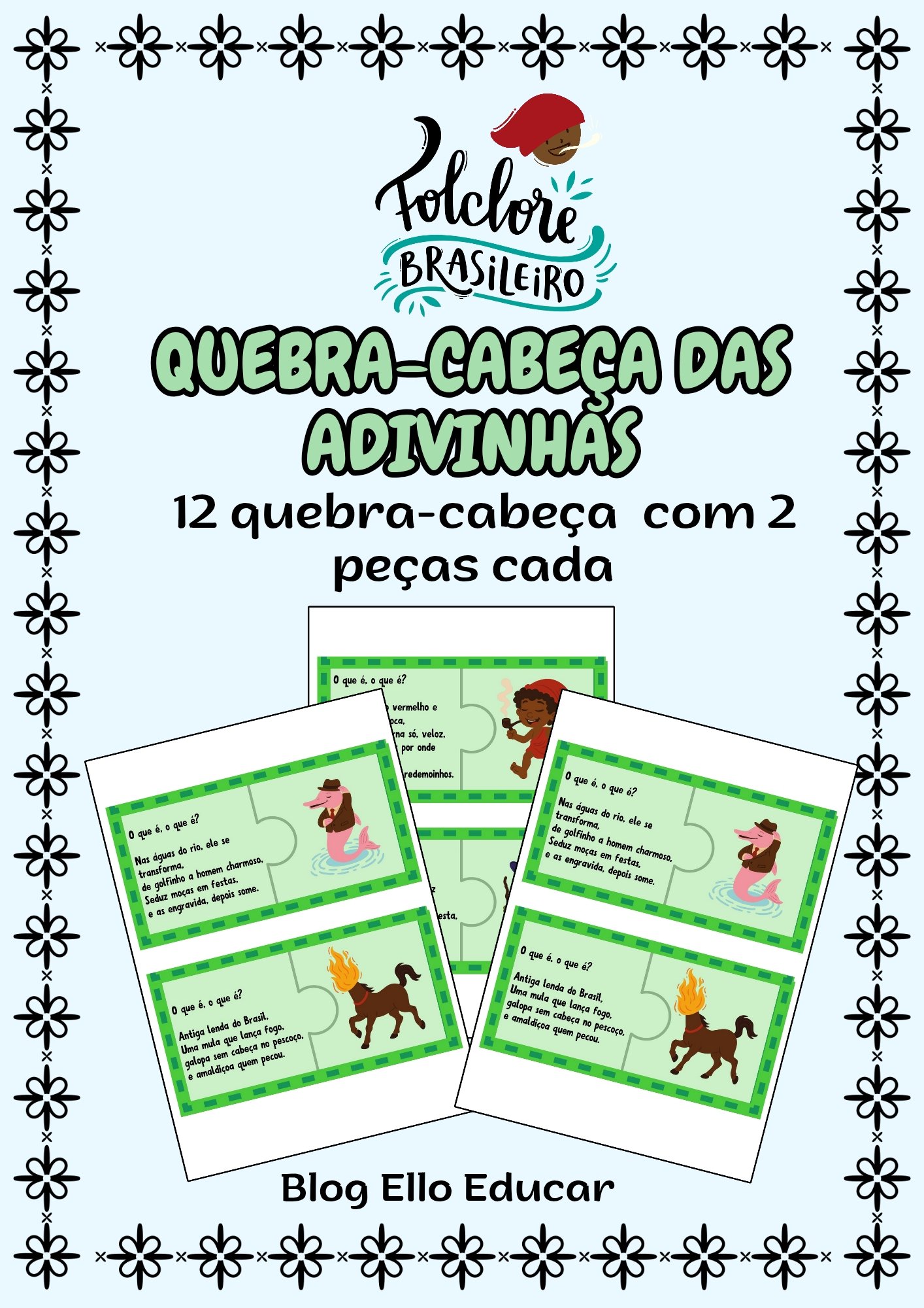 jogo das adivinhas do folclore