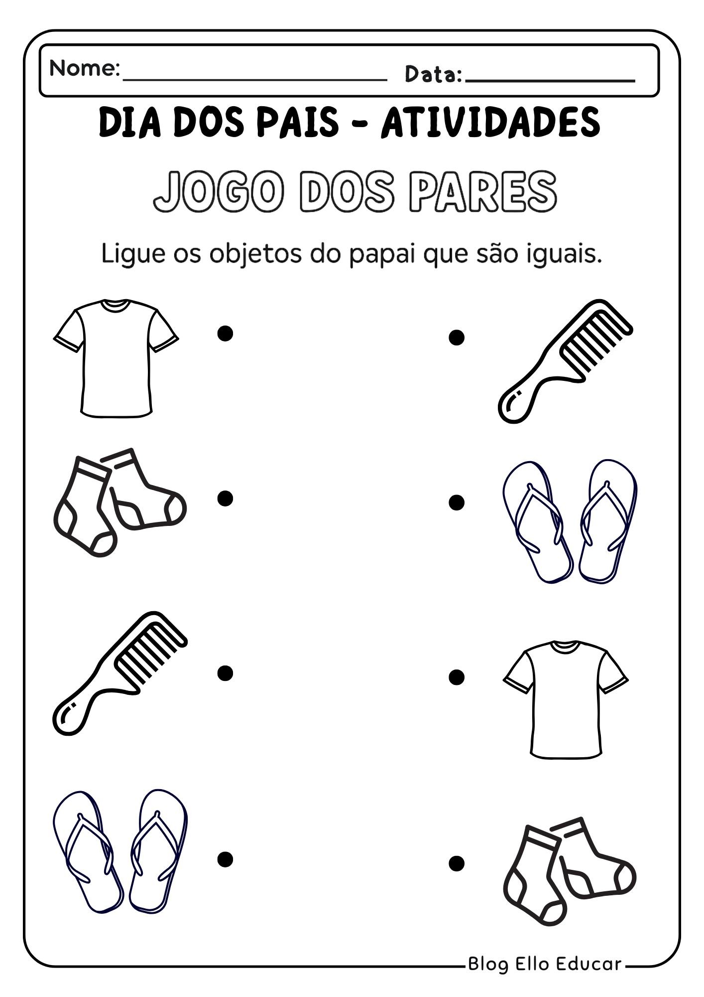 Atividades para o Dia dos Pais na Educação Infantil: Apostila em PDF