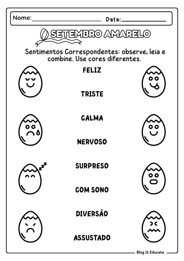 Atividades Setembro Amarelo