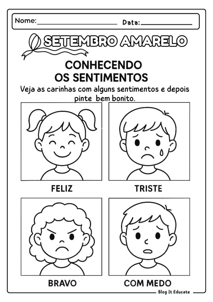 Atividades Setembro Amarelo