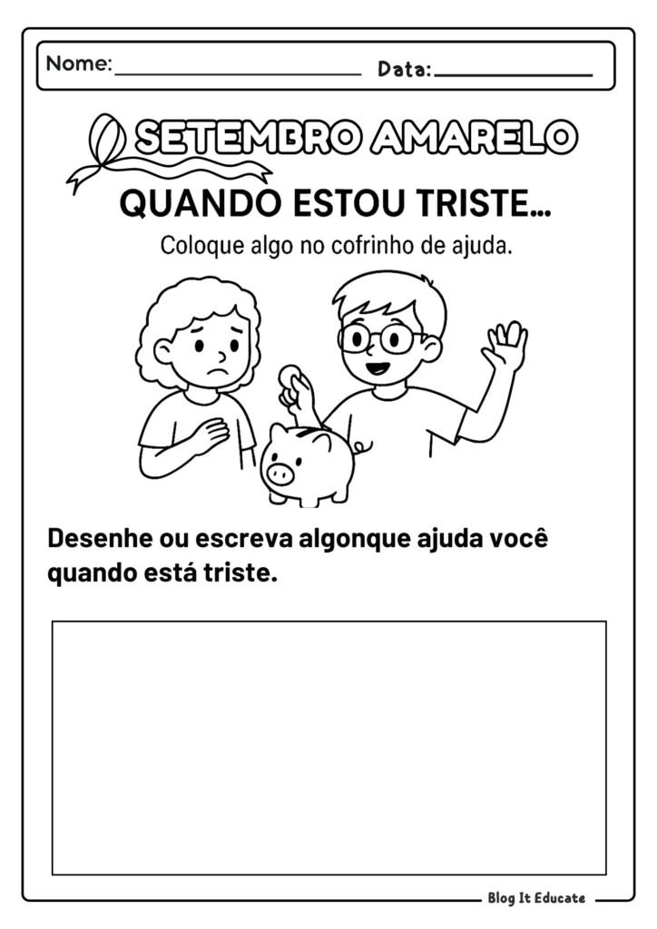 Atividades Setembro Amarelo