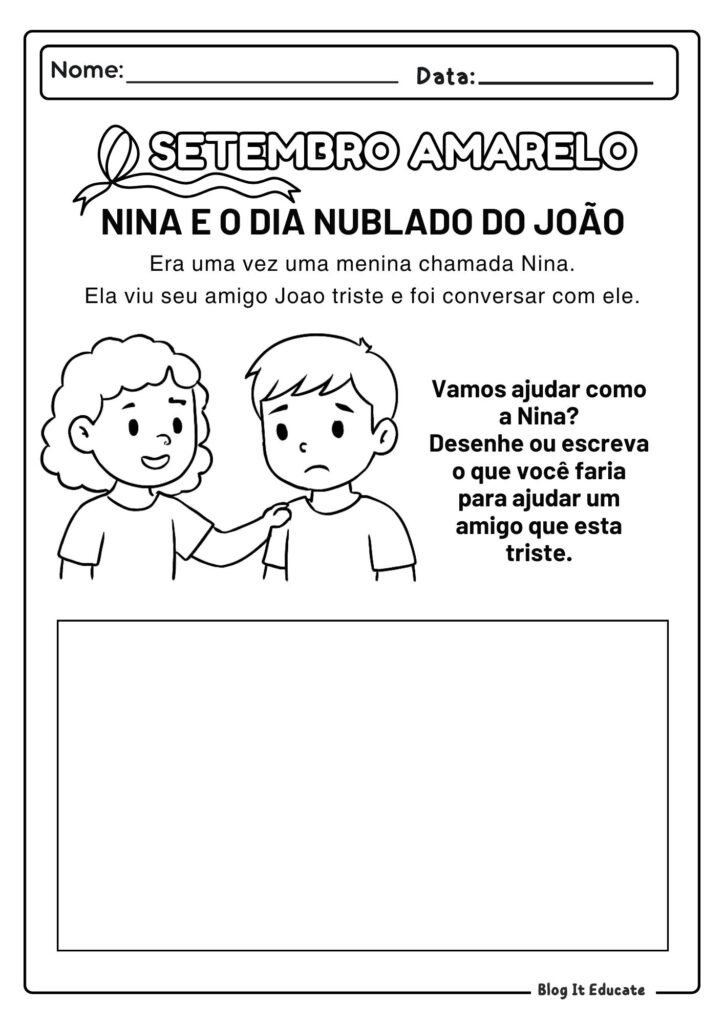Atividades Setembro Amarelo