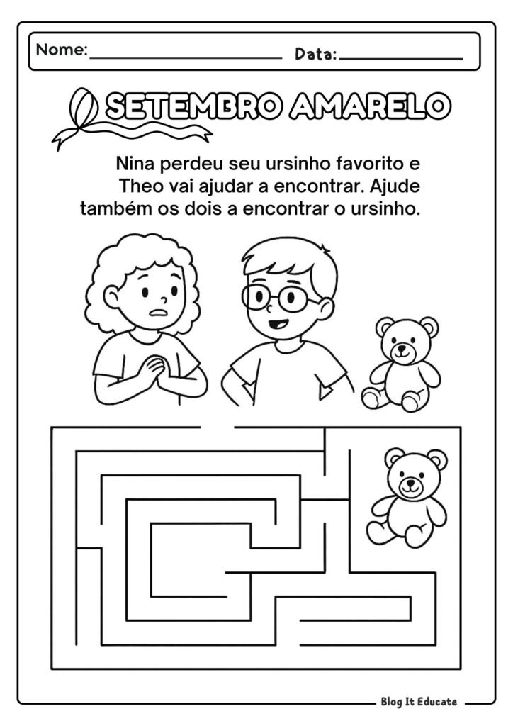 Atividades Setembro Amarelo