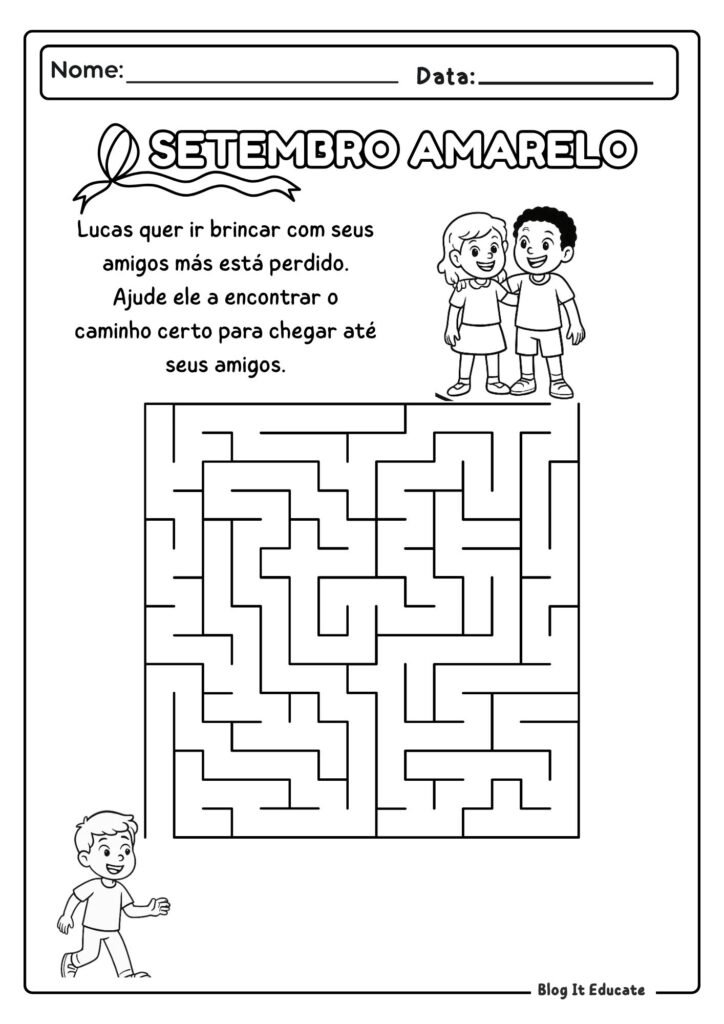 Atividades Setembro Amarelo