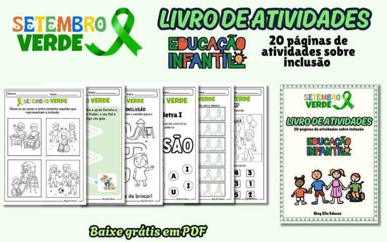 Atividades Setembro Verde - Educação Infantil