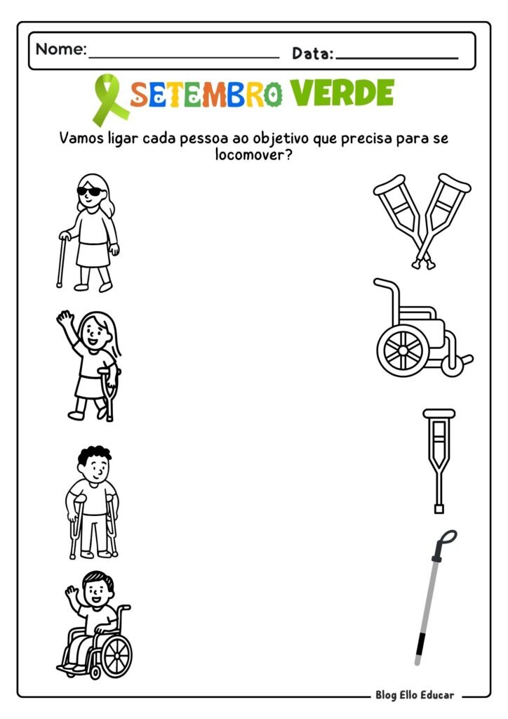 Atividades Setembro Verde - Educação Infantil 